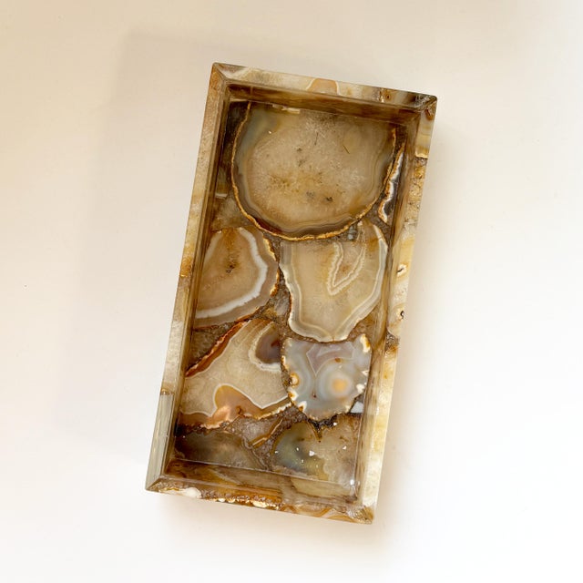 Natural Agate Bath Set / Organic Decor / Ships Next Day From New York For Sale - Image 4 of 6
