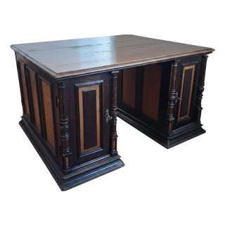 Antique Desk in Wood, 1880 For Sale