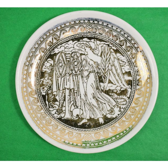 White Stacking Set X 8 Fornasetti Mitologia Boxed Coasters For Sale - Image 8 of 11
