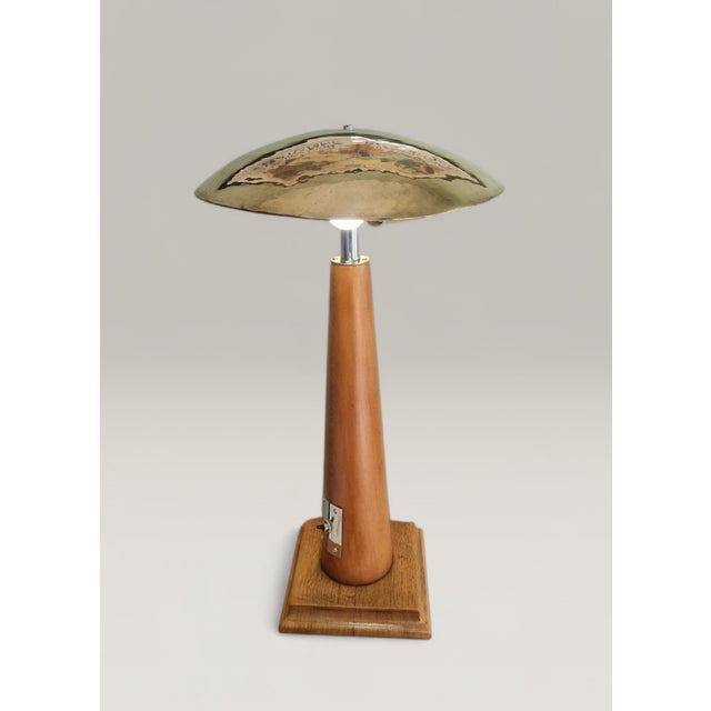 Modern Vintage Table Lamp in Wood, 1970 For Sale - Image 3 of 18