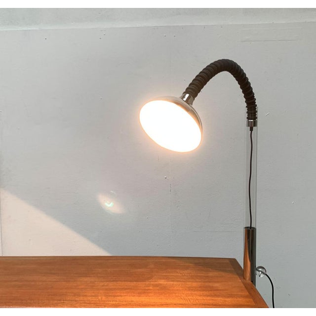 Mid-Century Space Age Flexible Rubber Hose Table Clamp Lamp from Cosack, 1960s For Sale - Image 6 of 18