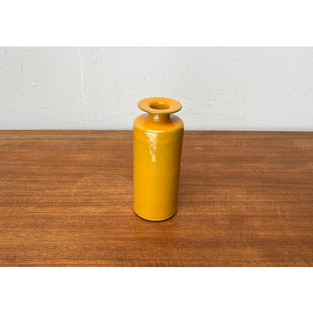 Mid-Century Modern Mid-Century German Minimalist Studio Pottery Vase from BKW Böttger Keramik Wandsbek, Hamburg, 1960s For Sale - Image 3 of 16