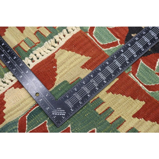 Late 20th Century Vintage Persian Shiraz Kilim Rug - 01'11 X 02'10 For Sale - Image 5 of 9