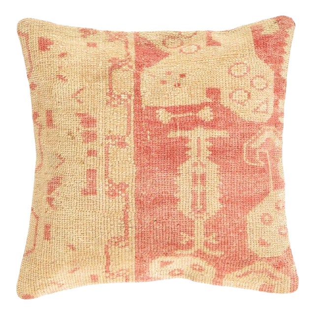 Pasargad DC Vintage Hand Knotted Rug Turkish Pillow For Sale