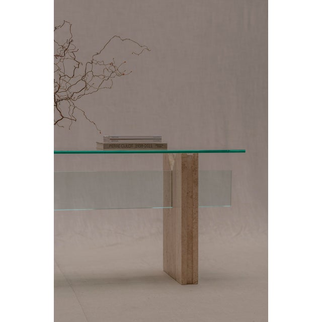 Sculptural Italian Console Table, 1970 For Sale - Image 6 of 17