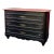 French Ebonized Chest of Drawers With Marble Top For Sale