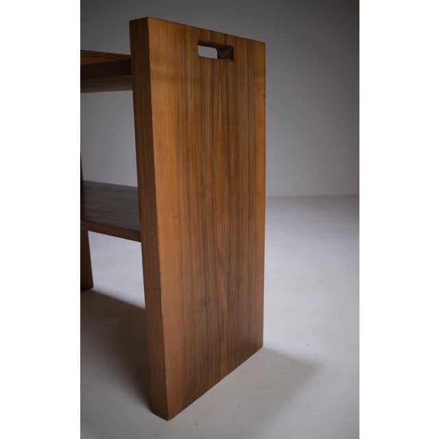 Brown Rationalist Veneered Wood Shelf, 1930 For Sale - Image 8 of 18