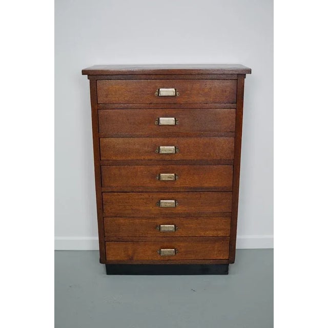 Dutch Oak Apothecary Cabinet, 1930s For Sale - Image 3 of 13