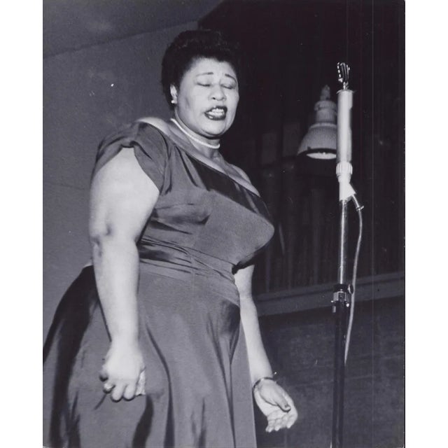Ella Fitzgerald in Concert, Germany, 1955, Original Vintage Photograph For Sale