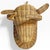 Late 20th Century Vintage Mid-Century French Wicker Bull's Head Wall Sculpture, Picasso Style For Sale - Image 5 of 11