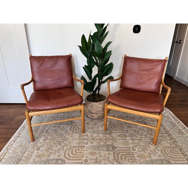 Carl Hansen & Søn Ole Wanscher for Carl Hansen & Son Ow149 Colonial Chairs - A Pair For Sale - Image 4 of 9