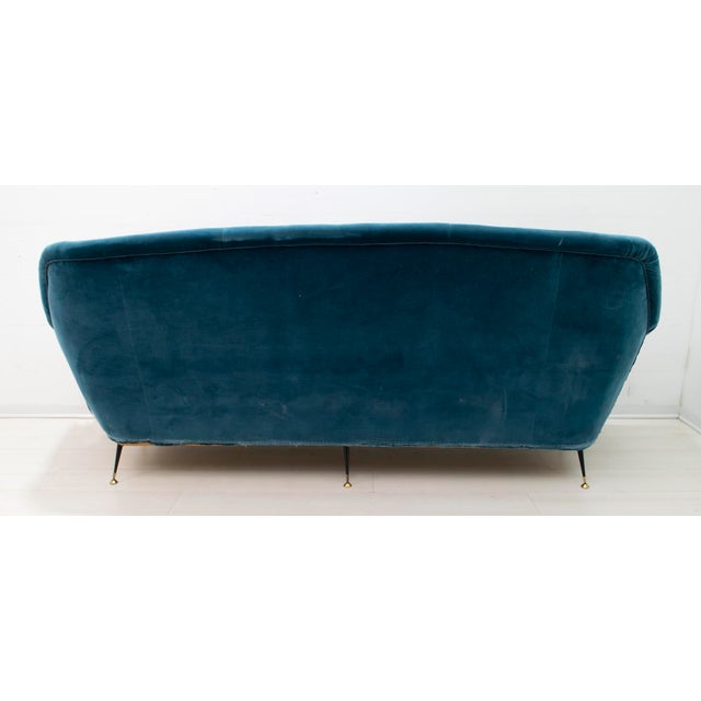 Mid-Century Modern Italian Sofa by Gigi Radice for Minotti, 1950s For Sale - Image 11 of 12