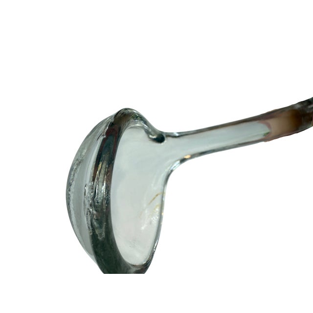 Transparent Fostoria Condiment Bowl With Ladle 2056 Pattern Set For Sale - Image 8 of 8