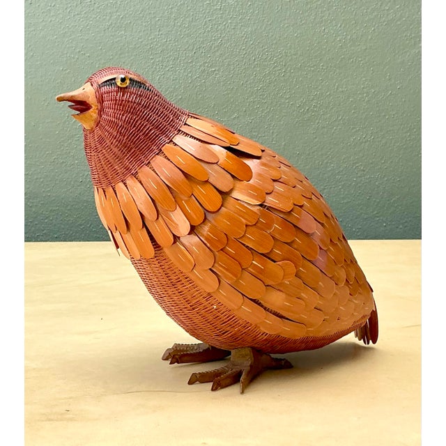 Vintage Shanghai Weave Bird Basket For Sale In West Palm - Image 6 of 12