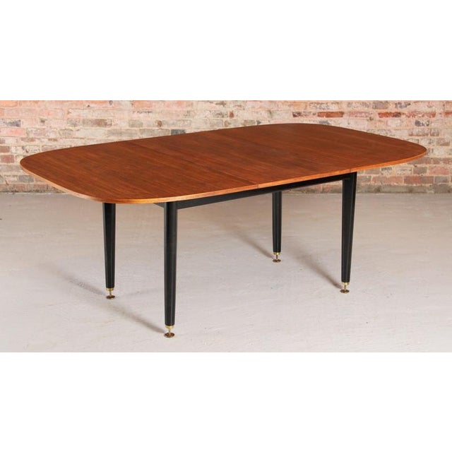 1960s Mid-Century Tola and Black Librenza Extending Dining Table from G-Plan, 1960s For Sale - Image 5 of 12