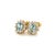 Natural Sapphire Diamond Stud Earrings 14k W Gold 4.98 Tcw Certified For Sale In New York - Image 6 of 10