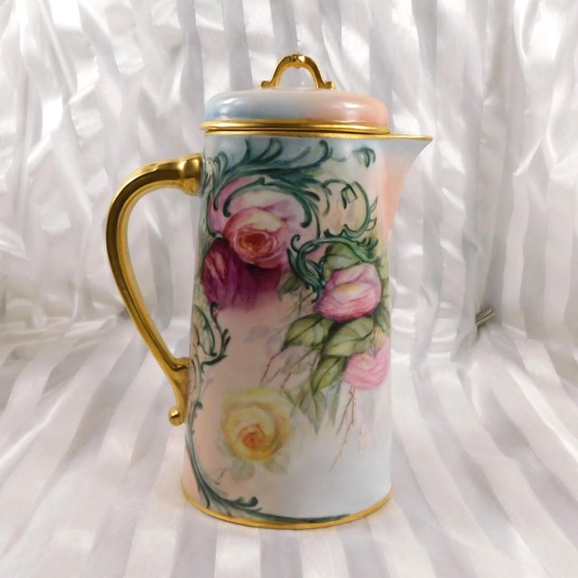 Contemporary Late 18th CenturySigned Charles Field Haviand and Gerard, Dufraisseix & Morel Coffee Pot For Sale - Image 3 of 8