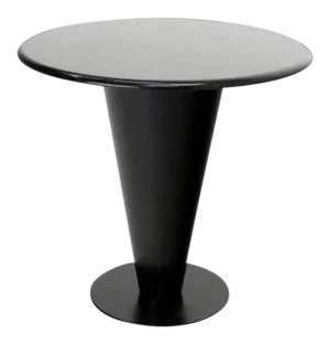 Mid-Century Modern Apollo Woodworking Black Granite Top Gueridon Table