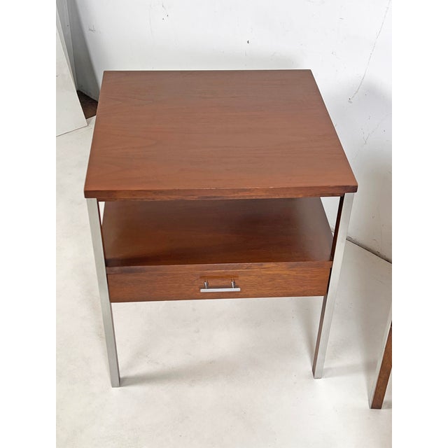 Calvin Furniture C. 1960s Paul McCobb for Calvin Furniture End Tables - A Pair For Sale - Image 4 of 10