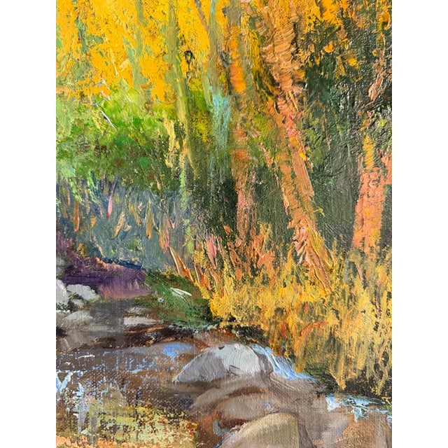2020s Stones Under Rushing Water, Original Oil by Julia Lawing For Sale - Image 5 of 8
