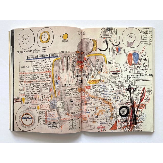 Paper Jean Michel Basquiat Estate " King for a Decade " Vintage 1997 First Edition Pop Art Book For Sale - Image 7 of 12