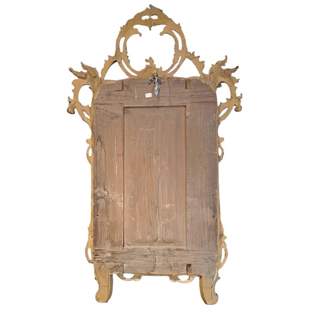 Lombardy Baroque Style Gilded Mecca Mirror, 18th Century For Sale - Image 4 of 11