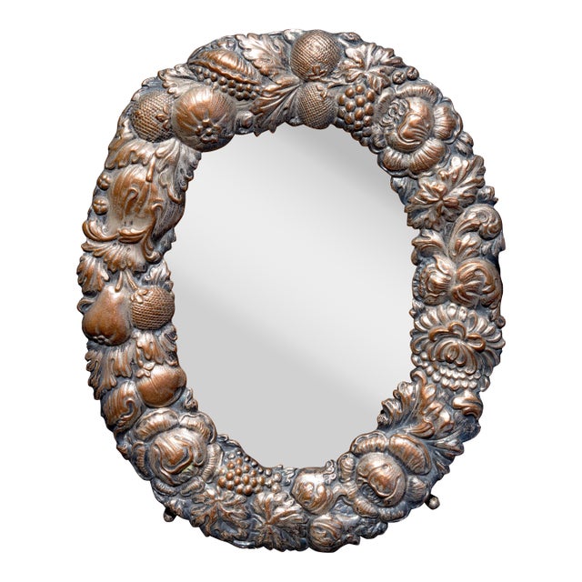 Antique Sheffield Silver Table Top Picture or Mirror Frame. For Sale