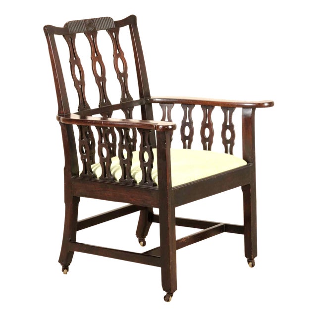 George III Mahogany Armchair, 1780 For Sale