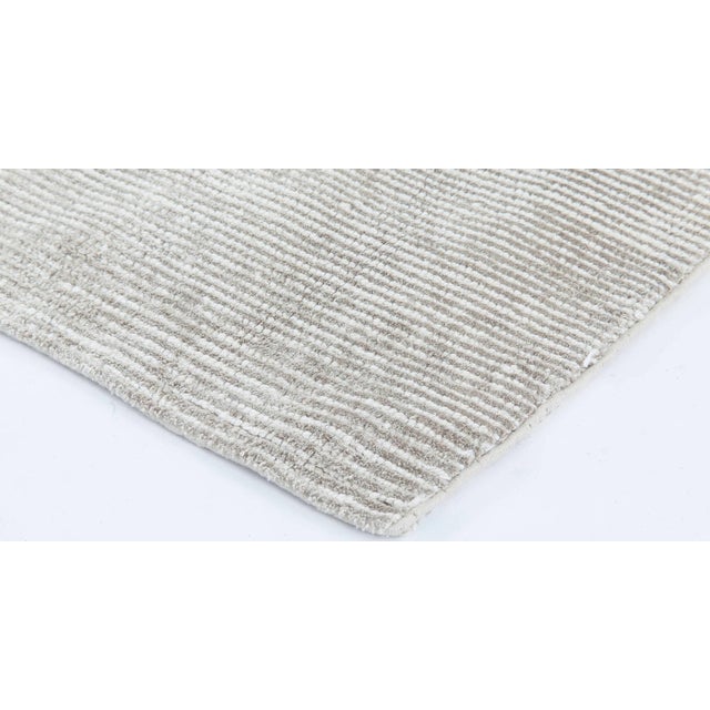 Early 21st Century Contemporary Striped Handmade Wool Rug by Doris Leslie Blau For Sale - Image 5 of 5