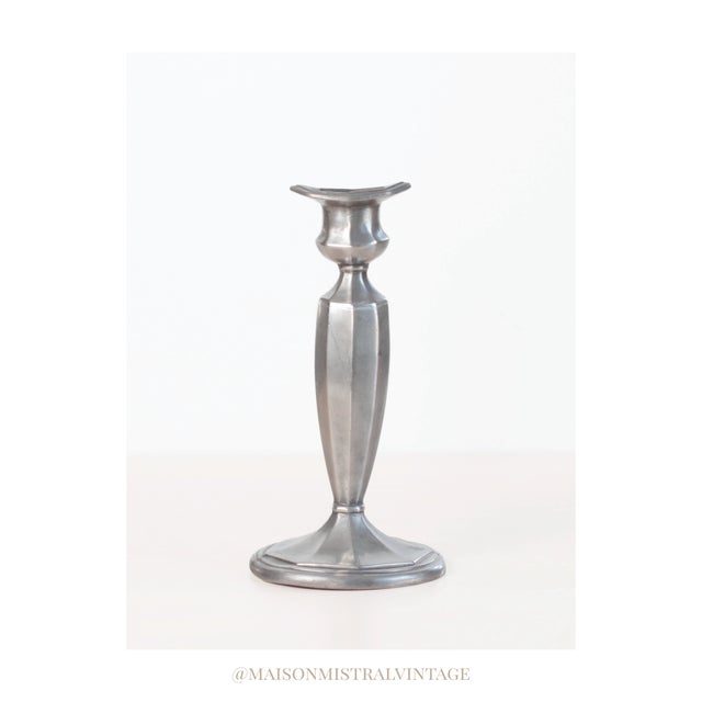 1920s Art Deco Quadruple Silver Plate Candlestick Holder | Jennings Brothers Pattern 1506 For Sale - Image 14 of 14