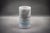 Light-bodied terracotta covered with a glossy white glaze, cylindrical shape with straight walls and an unglazed base. A...