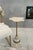 Elliniko Free Form Travertine and Marble Side Table For Sale - Image 4 of 6