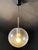 Globe Pendant Light in Blown Bubble Glass and Chrome Frame, Germany, 1970s For Sale - Image 6 of 9