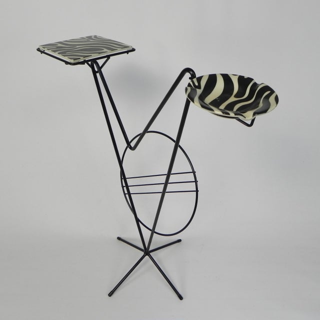 Side Table with Newspaper Rack and Cogebi Ornamin Parts, 1950s For Sale - Image 18 of 18