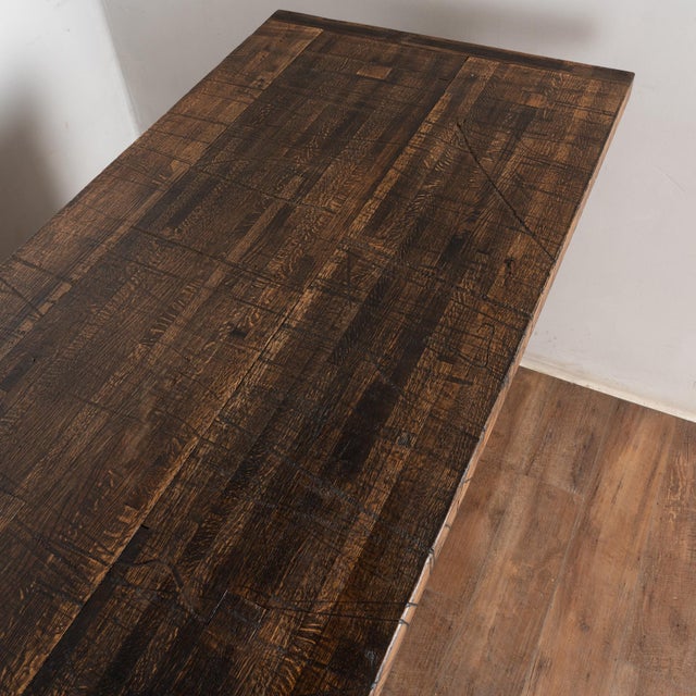 Large French Oak Sideboard Standing Bar, Late 19th Century For Sale - Image 11 of 12