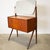 Danish Teak Vanity / Dressing Table With Adjustable Mirror For Sale - Image 9 of 11