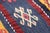 1960s Farmhouse Style Ethnic Stripe Design Handmade Oushak Kilim Runner Rug For Sale - Image 4 of 8