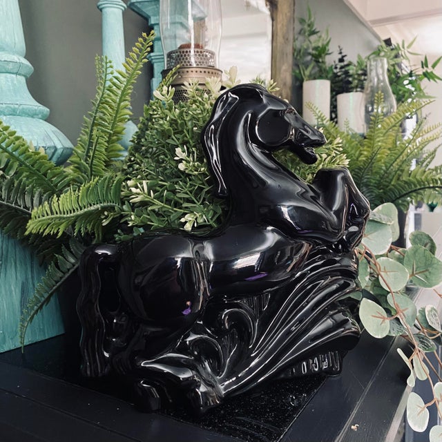Vintage Ceramic Horse Planter Mid Century Modern For Sale - Image 4 of 12