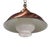 Mid 20th Century Kitchen Chandelier Copper Finish With Glass Shade by the Progressive Mfg.Co. For Sale - Image 11 of 14