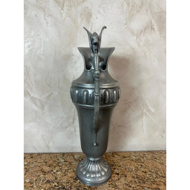 Antique Pewter Ewer, 1900 For Sale - Image 10 of 10