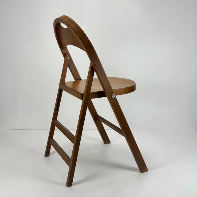 Tric Folding Chair by Achille & Pier Giacomo Castiglioni for Bernini, Italy, 1980s, in Good conditions. Designed 1960 to...