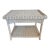Vintage White Wicker Table For Sale