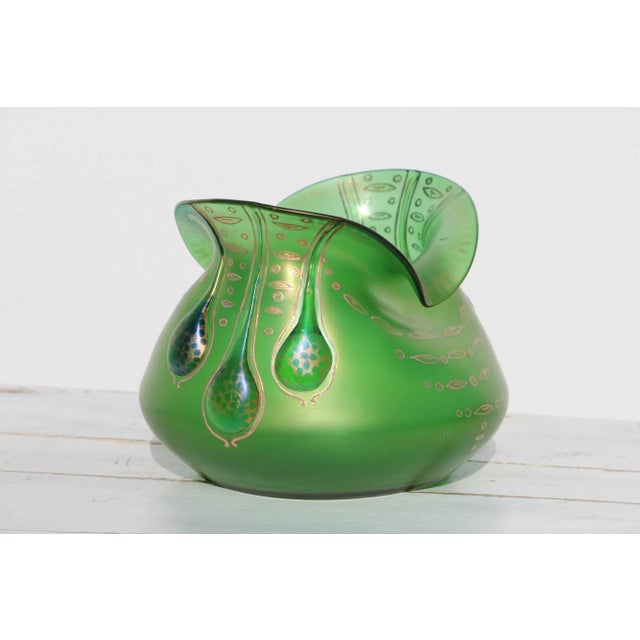 Large Loetz Vesuvian Gold Dek Vase (1888-1912) For Sale - Image 13 of 13