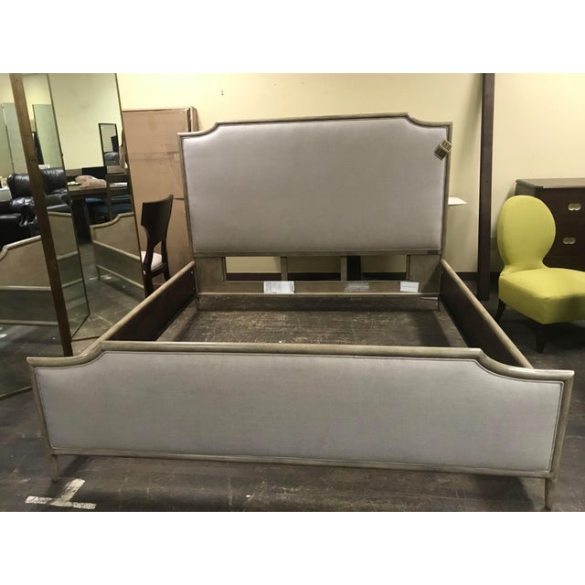 Henredon Furniture 1945 Collection Catherine Upholstered Panel King Bed