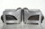 Industrial Black Cowhide Aviator Chairs, Set of 2 For Sale - Image 5 of 17