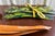 Asparagus Signed Young ’92 Layered Metal Garden Vegetable Wall Sculptures – Set of 5 Hand-Painted Folk Art Pieces For Sale - Image 8 of 12