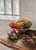 Vintage Majolica Style Hand-Painted Ceramic Fruit, Late 20th Century- Set of 4. Realistically rendered in exacting detail...