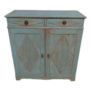 Swedish Gustavian 100% Original Painted Sideboard For Sale