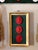 Classical Georgian Inspired Red Cast Emperor Profile Set on the Green Velvet & Gilt Frame For Sale - Image 4 of 11