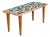 Mid-Century Modern Brecciated Marble Coffee Table With Copper Flat Moulding Frame For Sale